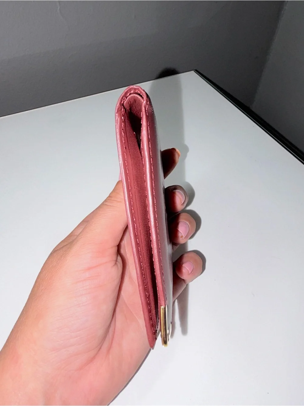 Vintage Cartier Must de Cartier Burgundy Leather Bifold Wallet